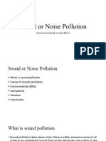 Sound or Noise Pollution 1
