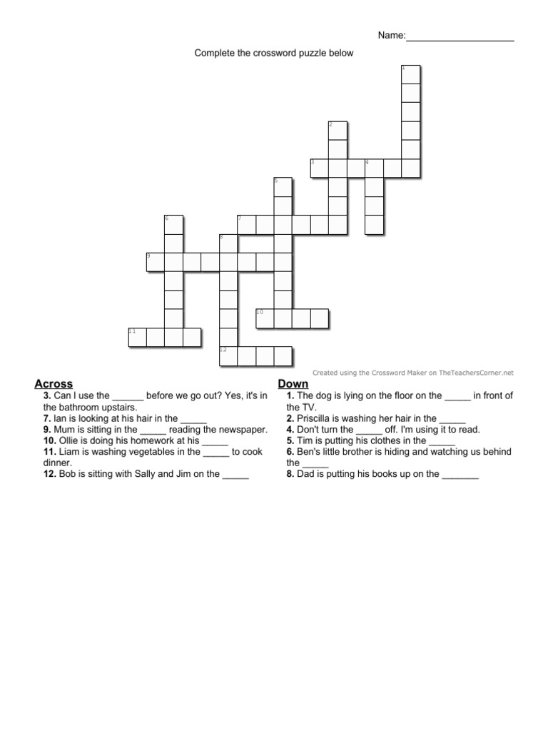 Crossword 1 PDF