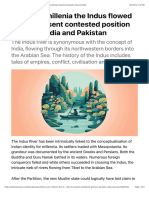 How Over Millenia The Indus Flowed Into Its Present Contested Position Between India and Pakistan - Research News - The Indian Express