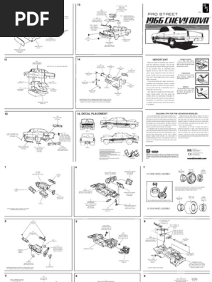 1349352-18-Instructions - AMT 636M - 66 Chevy Nova Pro Street