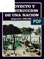 Proyecto y Construcción de Una Nación (Argentina 1846-1880) by Tulio Halperín Donghi