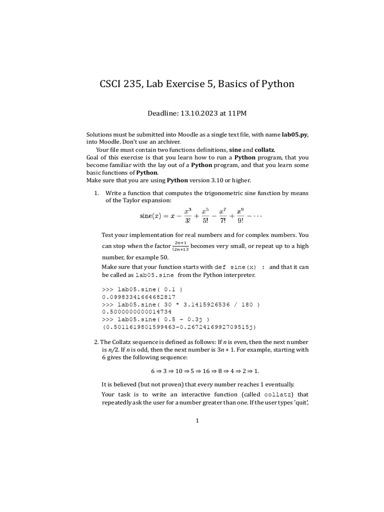 Python 05 | PDF | Numbers | Function (Mathematics)