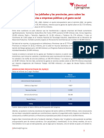 Ajuste Fiscal A Los Jubilados y Las Provincias, Pero Suben Las Transferencias A Empresas Públicas y El Gasto Social