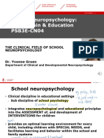 L1 Part 1 EssentialsOfSchoolNeuropsychology (Part1) - Recording 2021-22