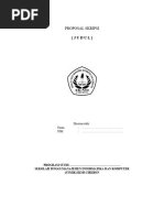 Panduan Penulisan Proposal Skripsi Pdf