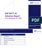 Nifty 50 Valuation Report 