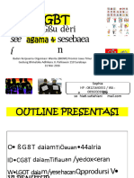 Outline Presentasi Pendahuluan LGBT Dalam Tinjauan Agama