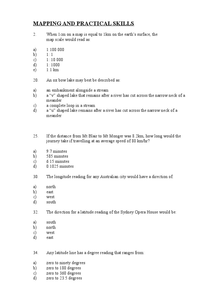 01 MAPPING AND PRACTICAL SKILLS - Kim | PDF