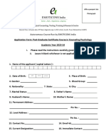 PGCCP Application Form 2023 24
