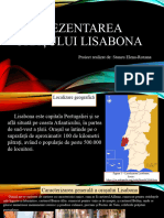 Prezentarea Orașului Lisabona