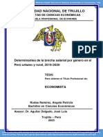 Determinantes de La Brecha Salarial Por Género en El - Rodas Ramirez - Angela