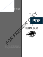 THE EYE OF THE Beholder: For Preview Only