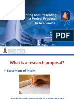 How to Write and Present a Research Proposal 29march.zp88720