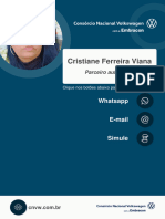 Cartão Virtual - Cristiane Ferreira Viana