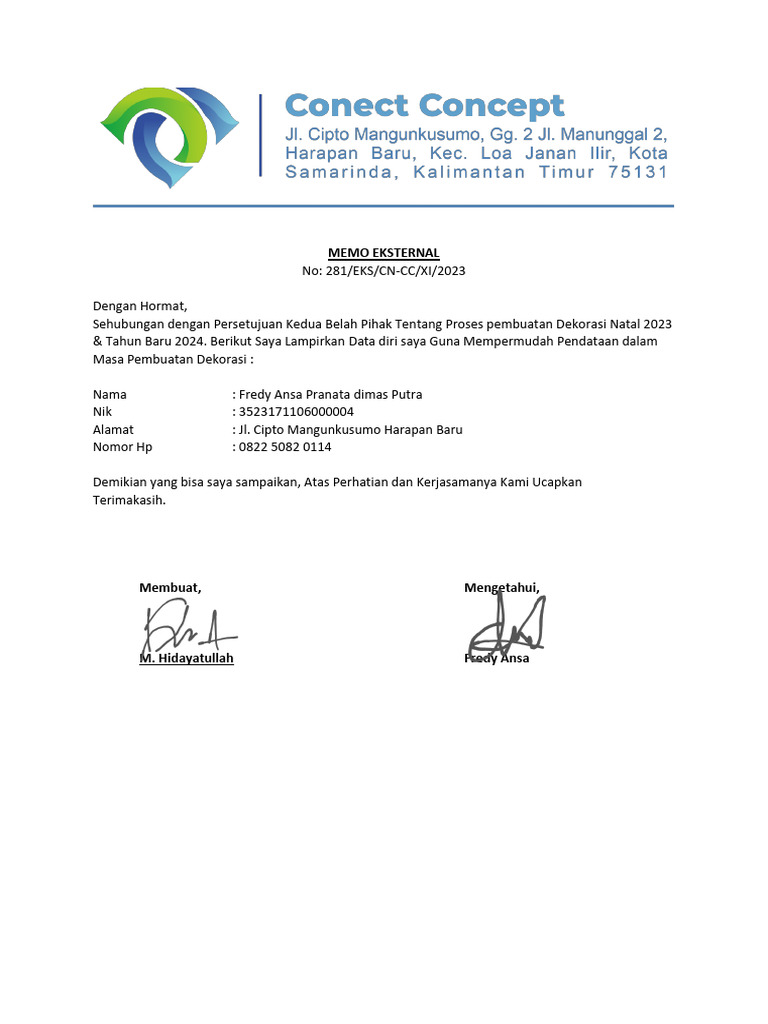 Memo Eksternal Signed Pdf