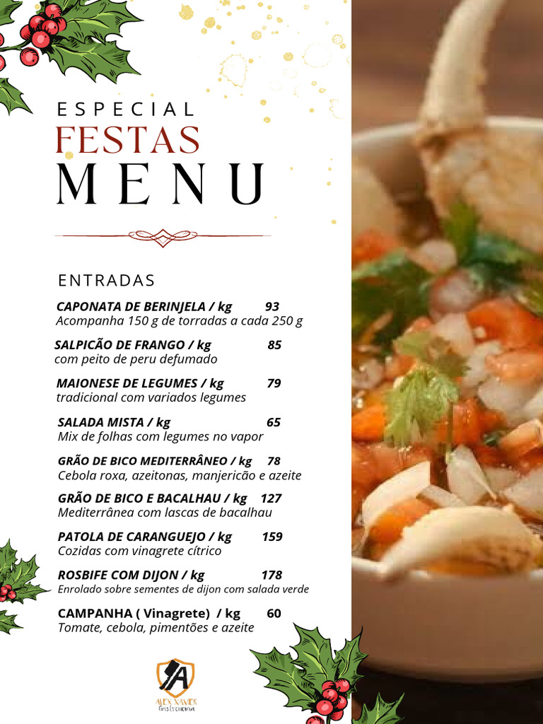 Menu Festas 2023 Xavier Gastro PDF
