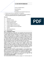 Chapter 6 Testing of Hypothesis