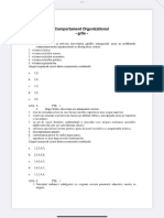 Comportament Organizational - Grile - : - Viziunea Relatiilor Economie