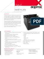 Ficha Técnica appPOS80WIFI+LAN