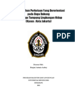 Permasalahan Perkotaan Yang Berorientasi Pada Daya Dukung