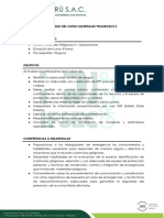 Syllabus - Materiales Peligrosos II