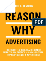 Reason Why Advertising - The Forgotten Book That Reshaped Marketing in America - 18 Years Before Hopkins - Scientific Advertising!-1