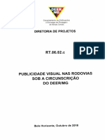 RT 06.02c - Publicidade Visual Nas Rodovias Sob a Circunscrição Ou Jurisdição Do DEER_MG