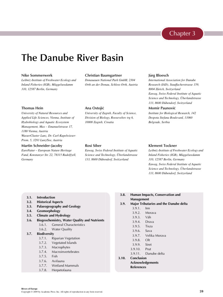 192 The Danube River Basin | PDF | Danube | River