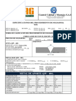 WPS MAG 03 - 17 - 7018 Procedimiento de Soldadura