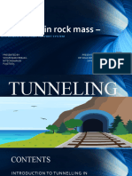 Tunnelling in Rock Mass