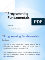 Programming Fundamentals-Lec-05