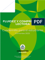Cuadernillo Del Estudiante - Fluidez y Comprensión Lectora