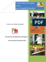 Tenis Para Discapacitados Intelectuales (Programas Competitivos)