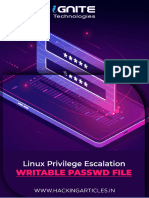 Linux Privilege Escalation - Writable Passwd File