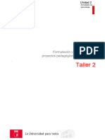 Taller 2 - Fundamentación de Un Modelo