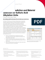 Corrosion Prediction and Material Selection For Sulfuric Acid Alkylation Units