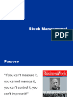 Stock Management Training - Upd
