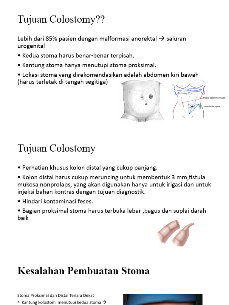 Masalah dan Solusi Inverted Colostomy | PDF