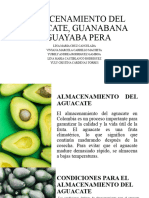 Almacenamiento Del Aguacate, Guanabana y Guayaba Pera 2023