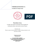 Tharsileñas de Hoy. La Mujer Como Agente de Desarrollo Rural en Pueblos de Colonización Minera: Intervención Social en Tharsis