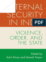 Internal Security in India Violence Order and The State 0197660347 9780197660348 Compress