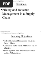 S4 - Pricing and Revenue Management in A Supply Chain