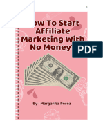How To Start Affiliate Marketing With No Money?