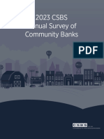 CSBS 2023 Community Bank Survey 10.04.2023