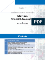 Mgt101-7 - Bank Reconciliation Statement