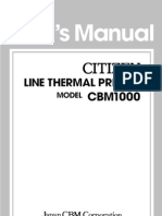 CBM1000 User Manual