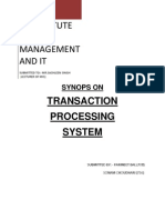 2011 CT Institute Management IT Transaction Processing