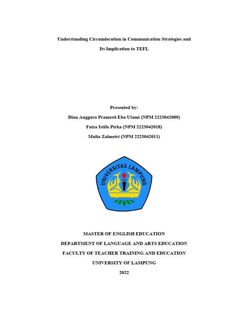 Paper Communication Strategies | PDF | Learning | Communication