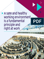 A Safe and Healthy Working Environment Is A Fundamental Principle and Right at Work
