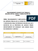 Procedimiento de Corte y Habilitación de Acero